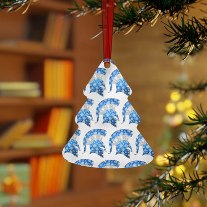 Spartan Winterfrost Metallic Christmas Tree Ornament