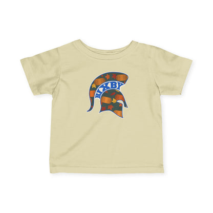 Bixby Spartans Pumpkin Patch Helmet Infant Tee – Baby Fall Pumpkin Shirt