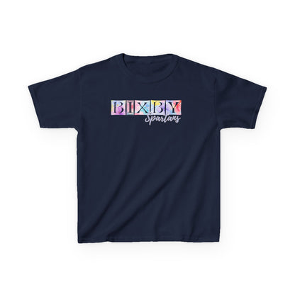 Bixby Spartans Boxy Floral Youth Tee
