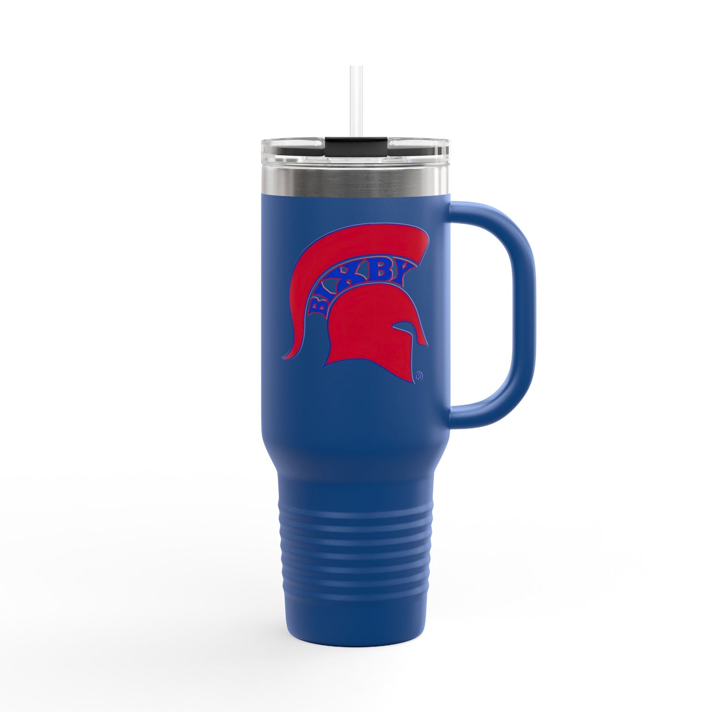 Spartan Red Logo 40 Ounce Insulated Travel Mug
