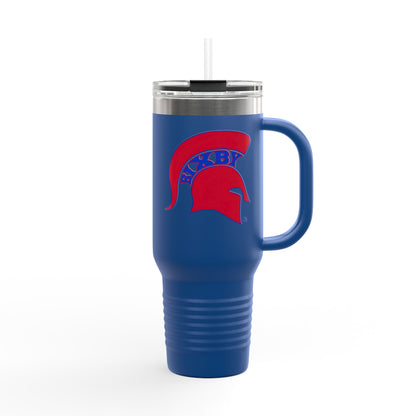 Spartan Red Logo 40 Ounce Insulated Travel Mug