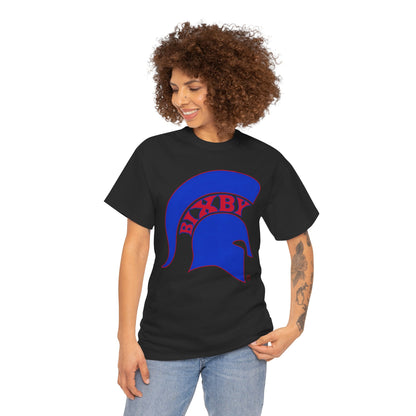 Spartan Blue Logo Gildan Tee