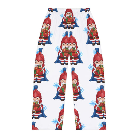 Spartan Santa White Men's Pajama Bottoms
