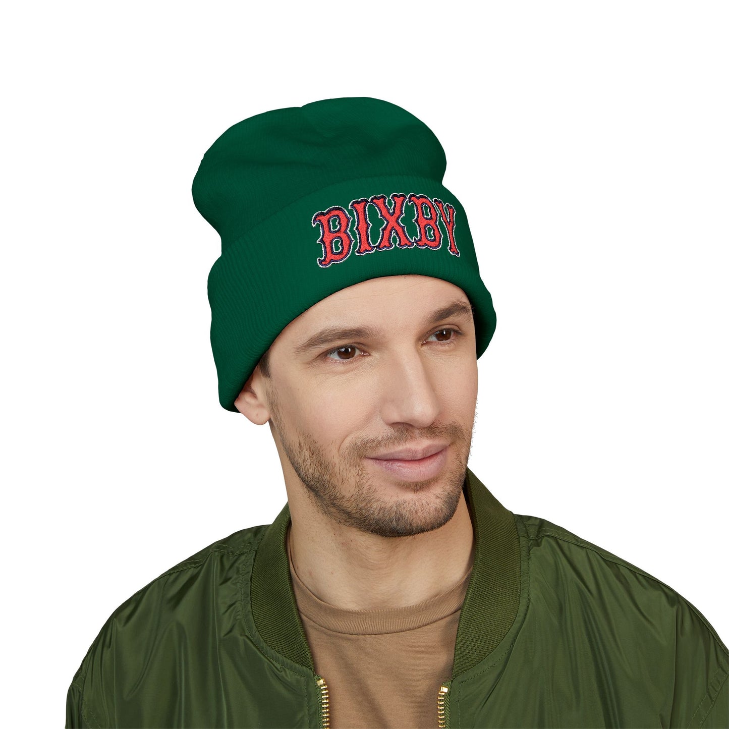Bixby Embroidered Cuffed Cozy Beanie