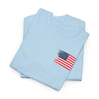 Defends Freedom T-Shirt  Bixby Oklahoma Patriotic USA Flag Tee