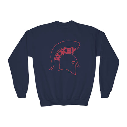 Youth Bixby Spartan Helmet Gildan Sweatshirt