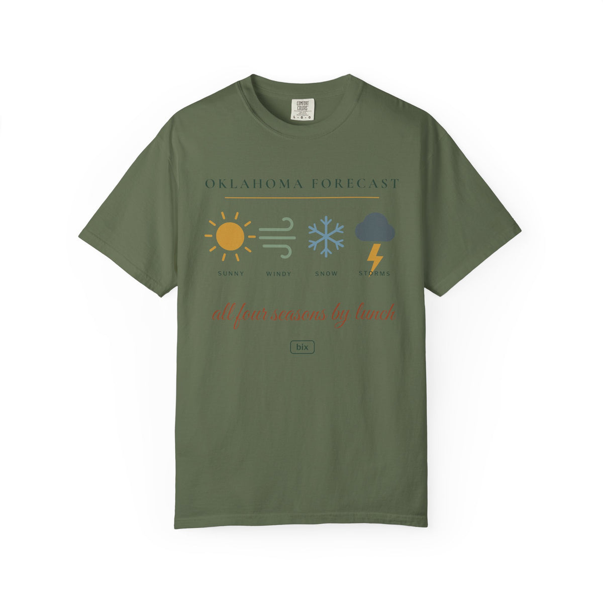 Oklahoma Forecast Tee | Comfort Colors