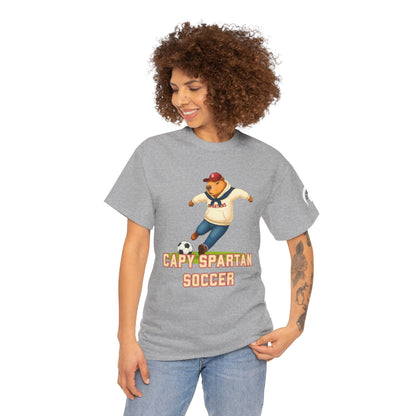 Capy Spartan Soccer Gildan Tee