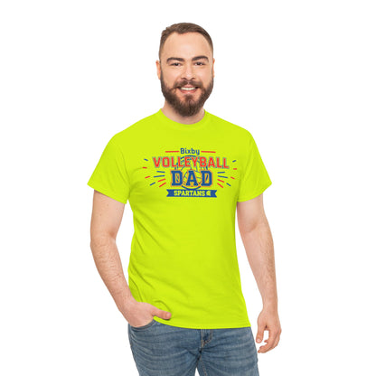 Bixby Spartan Volleyball Dad Tee