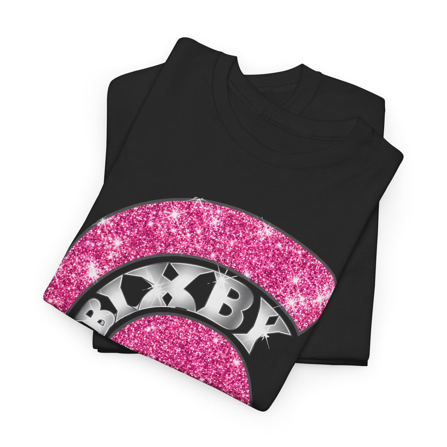 Bixby Spartan Pink Helmet Bling Gildan Tee