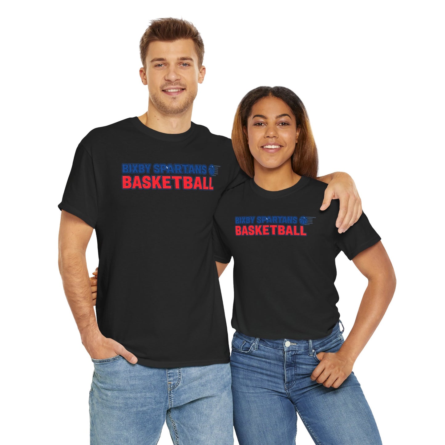 Bixby Spartans Basketball Gildan Tee