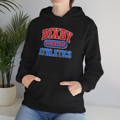 Bixby Spartan Athletics Metallic Gildan Hoodie