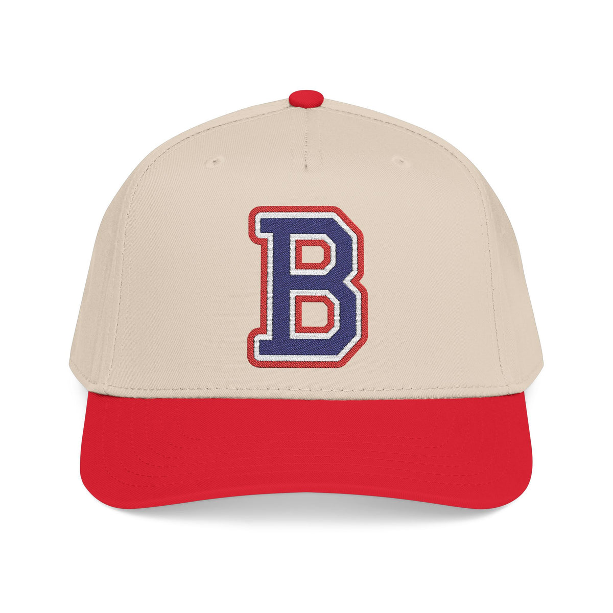 Bixby Spartans Embroidered Structured Ball Cap, Varsity B