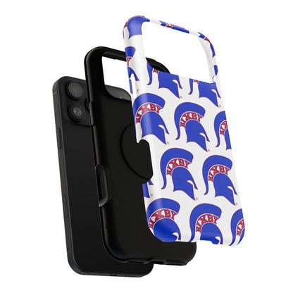 Bixby Spartan Blue Logo Impact Resistant iPhone Case