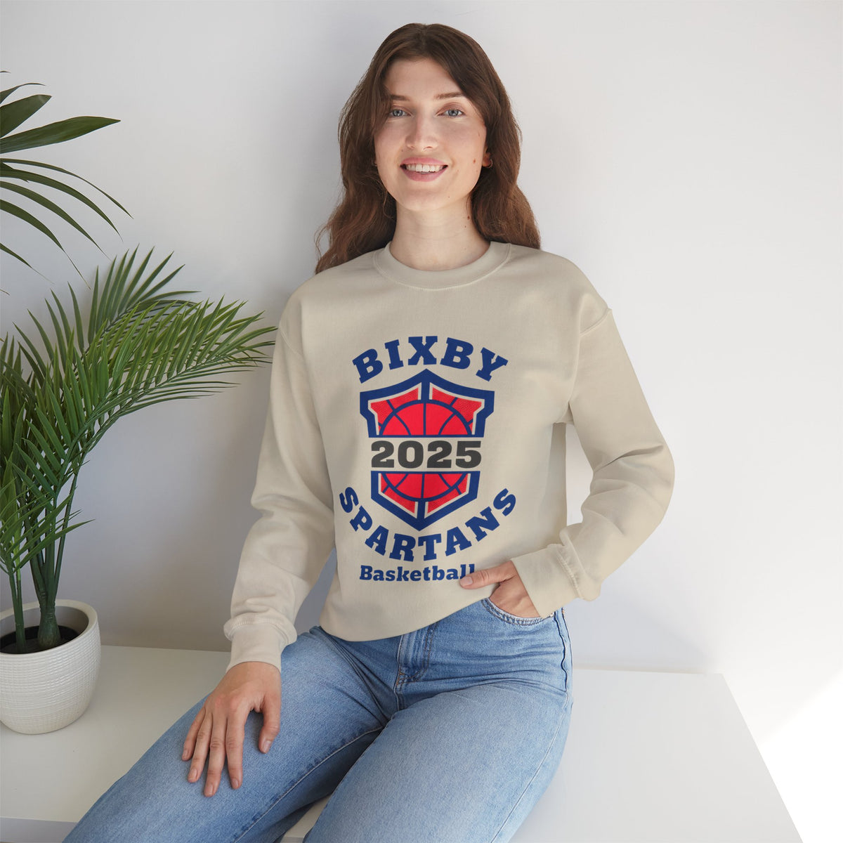 Bixby Spartans Basketball Sweatshirt