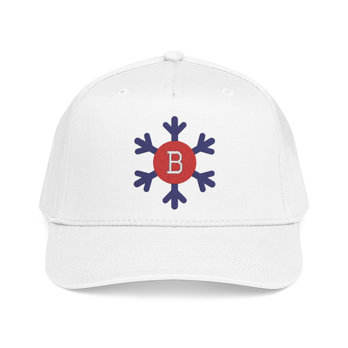 Bixby Spartans Snowflake B Embroidered Ball Cap, Winter Edition