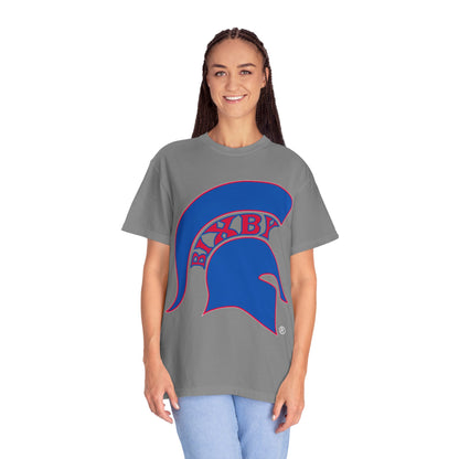 Bixby Spartan Blue Logo Comfort Colors Tee