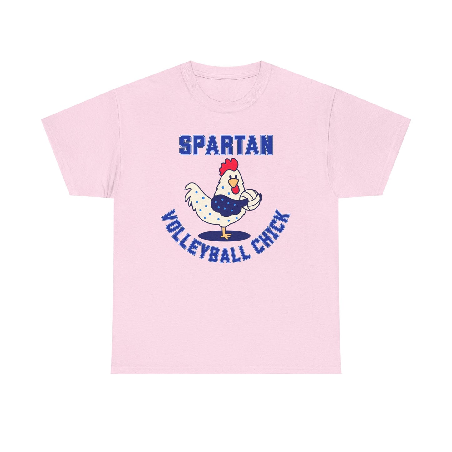 Bixby Spartan Volleyball Chick Gildan Tee