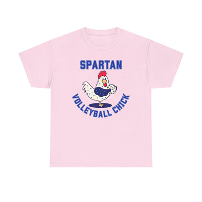 Bixby Spartan Volleyball Chick Gildan Tee
