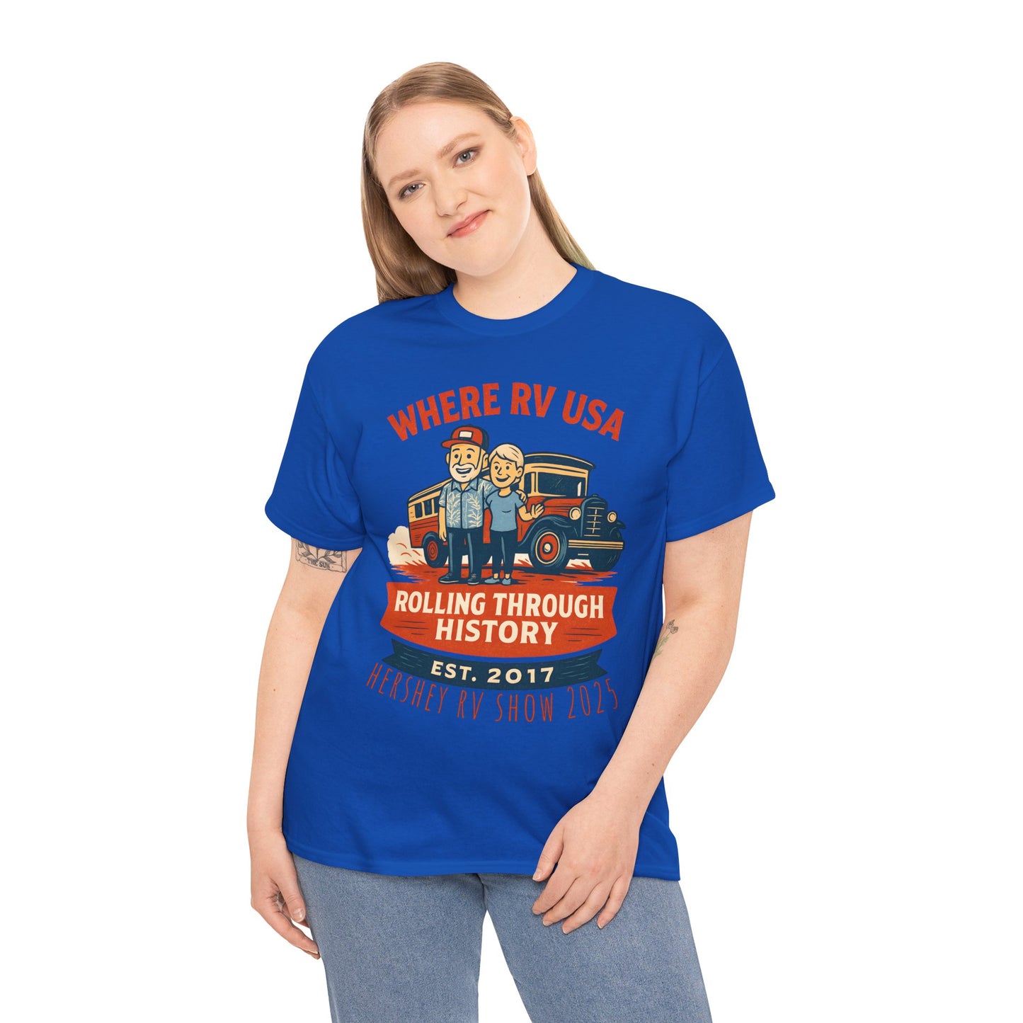 Where RV USA Rolling Through History Limited Edition Tee