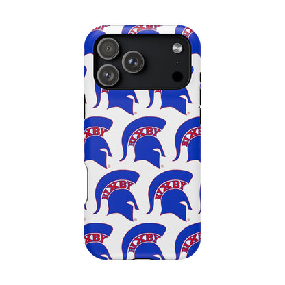 Bixby Spartan Blue Logo Impact Resistant iPhone Case