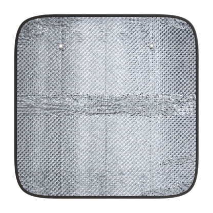 Bixby White Logo Car Sun Shade