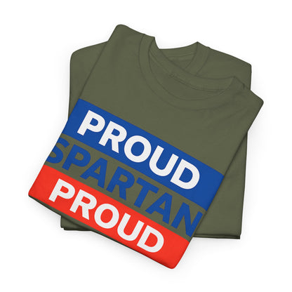 Proud Spartan Proud American Gildan Tee
