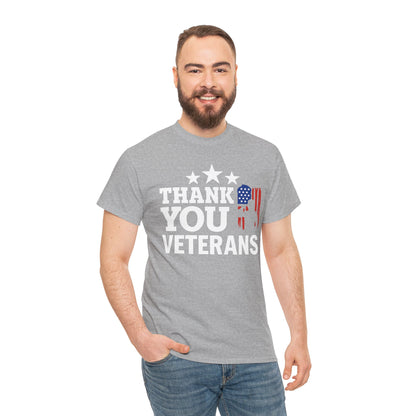 Thank You Veterans Military Appreciation Gildan Tee