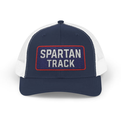 Spartan Track Embroidered Trucker Hat