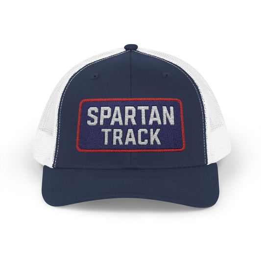 Spartan Track Embroidered Trucker Hat
