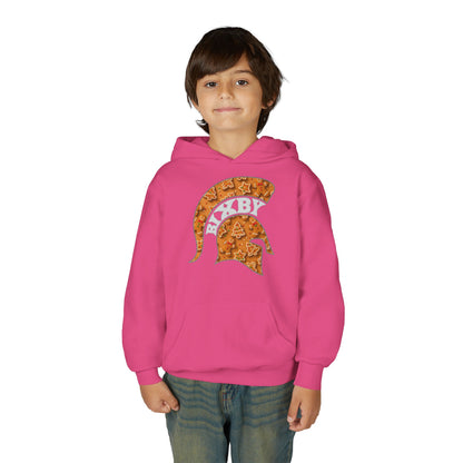 Bixby Spartan Gingerbread Helmet Youth Gildan Hoodie