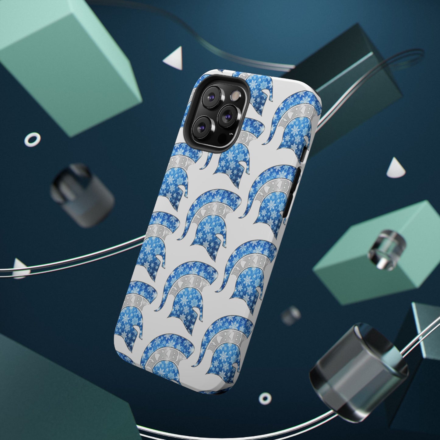 Bixby Spartan Winterfrost Logo Impact Resistant iPhone Case