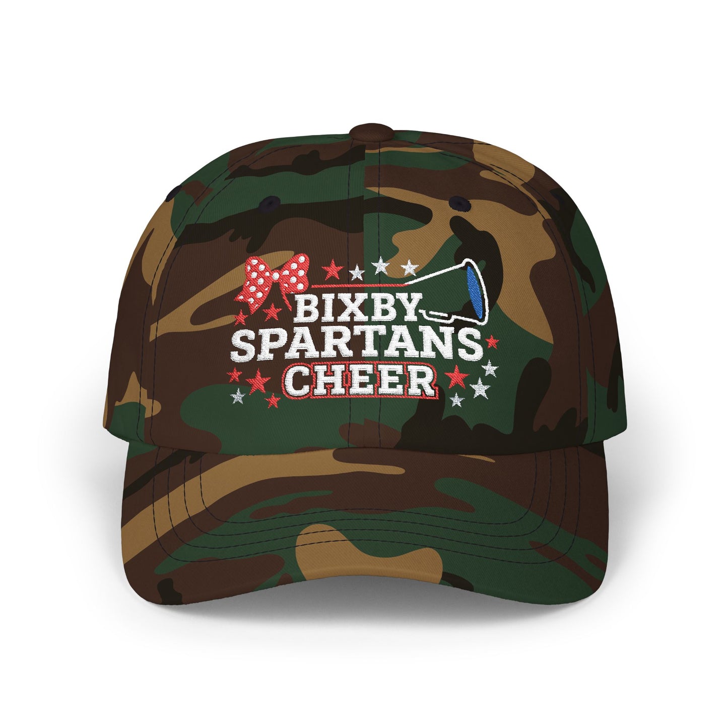 Bixby Spartans Cheer Embroidered Classic Ballcap