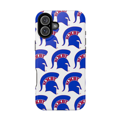 Bixby Spartan Blue Logo Impact Resistant iPhone Case