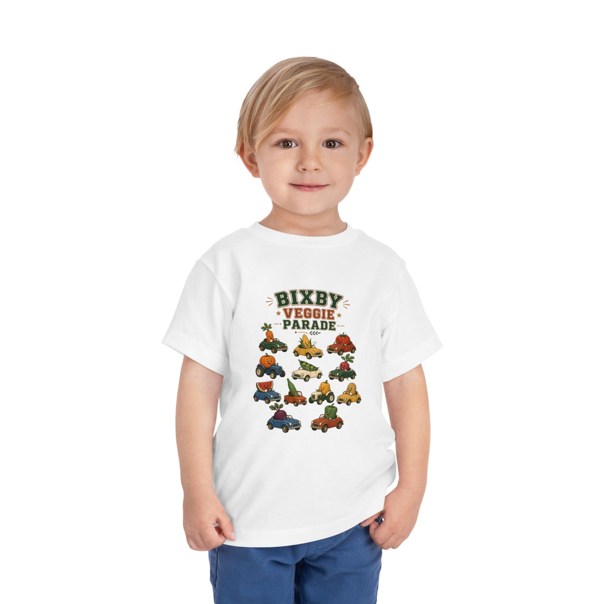 Bixby Veggie Parade Toddler Tee