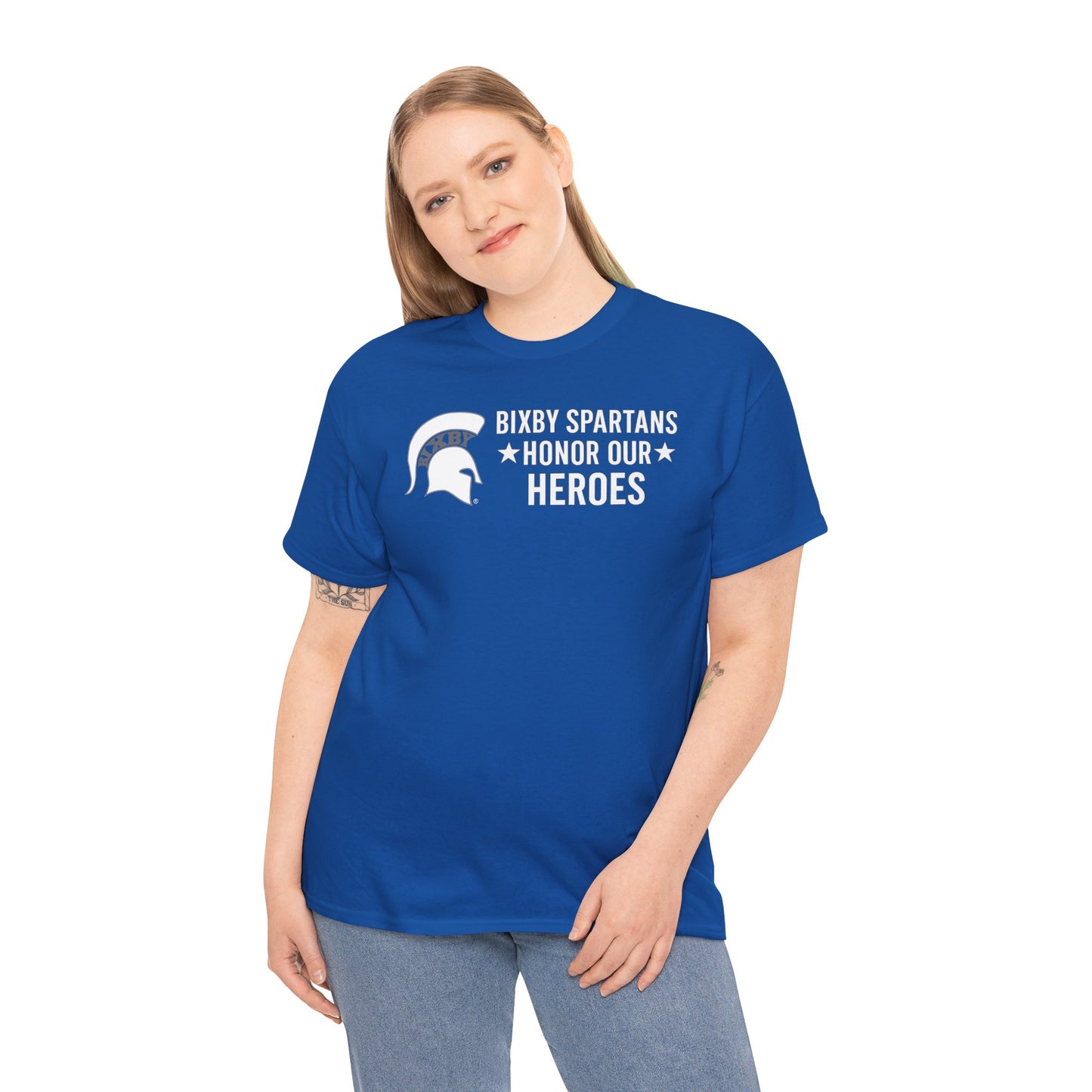 Spartans Honor Our Heroes Military Appreciation Gildan Tee