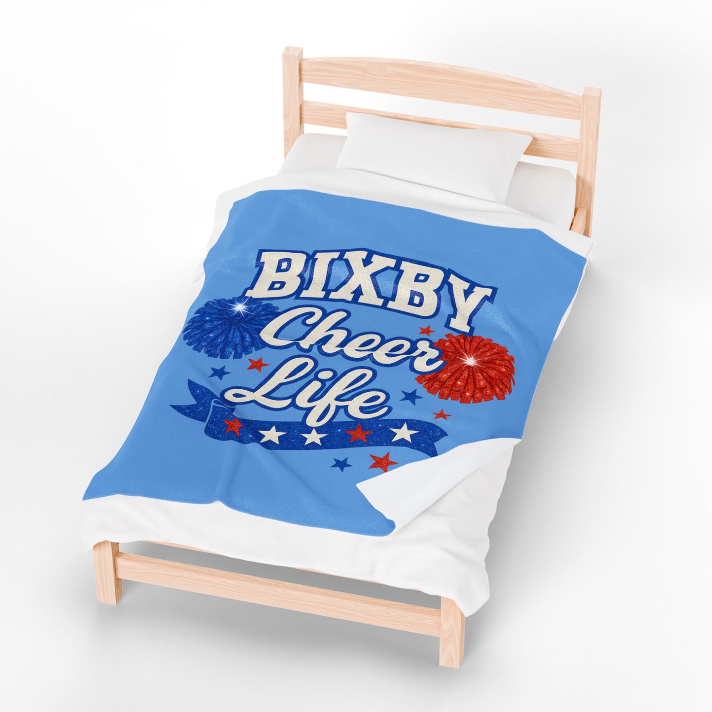 Bixby Cheer Life Velveteen Plush Blanket