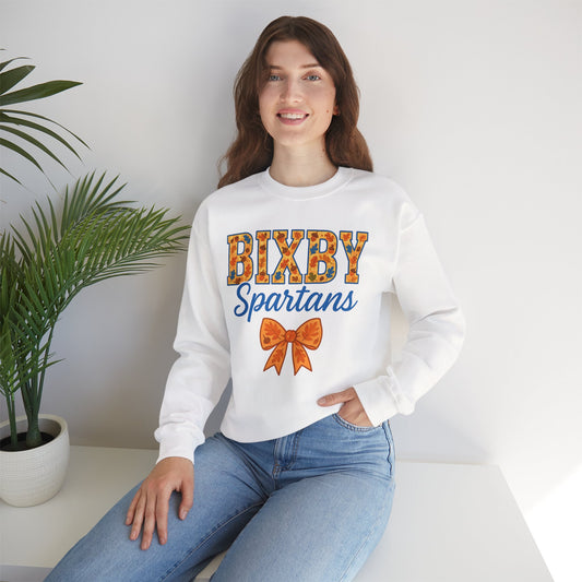 Bixby Spartans Fall Vibes Gildan Sweatshirt