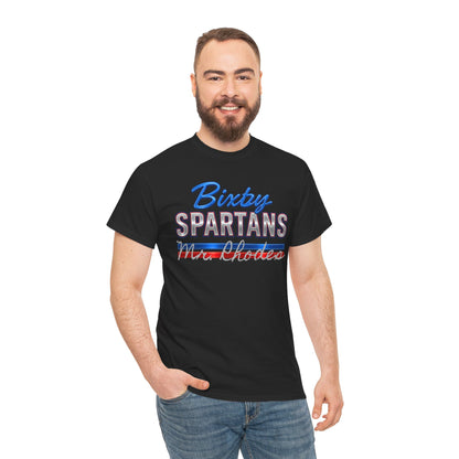 Personalized Bixby Spartans Metallic Gildan Tee
