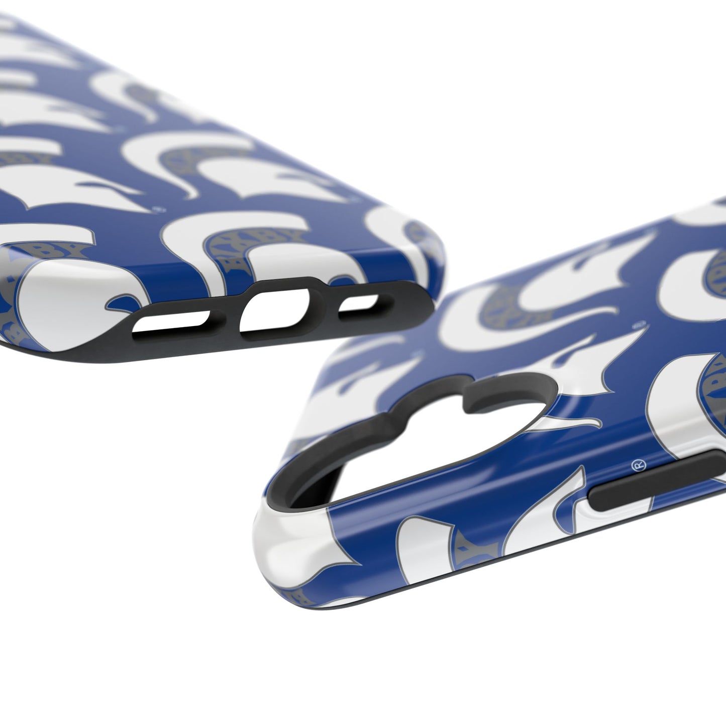Bixby Spartan White Logo Impact Resistant iPhone Case