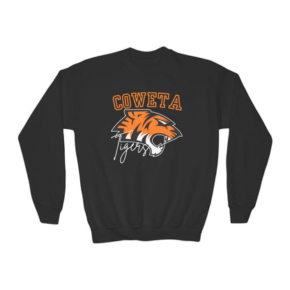 Coweta Tigers Youth Crewneck Gildan Sweatshirt