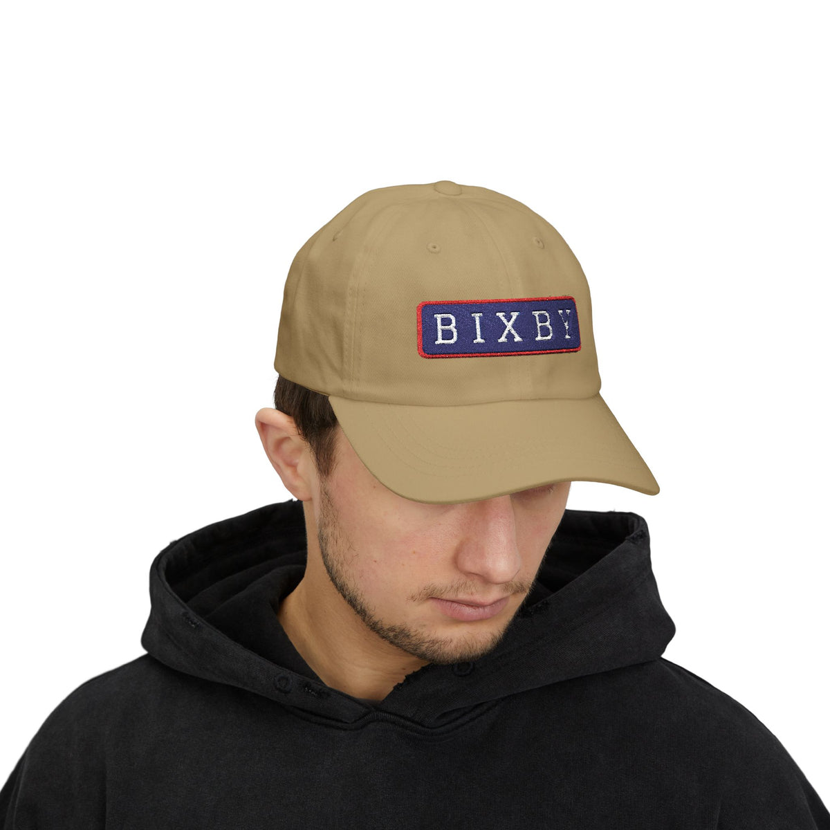 Bixby Spartans Embroidered Dad Hat, BIXBY Bar