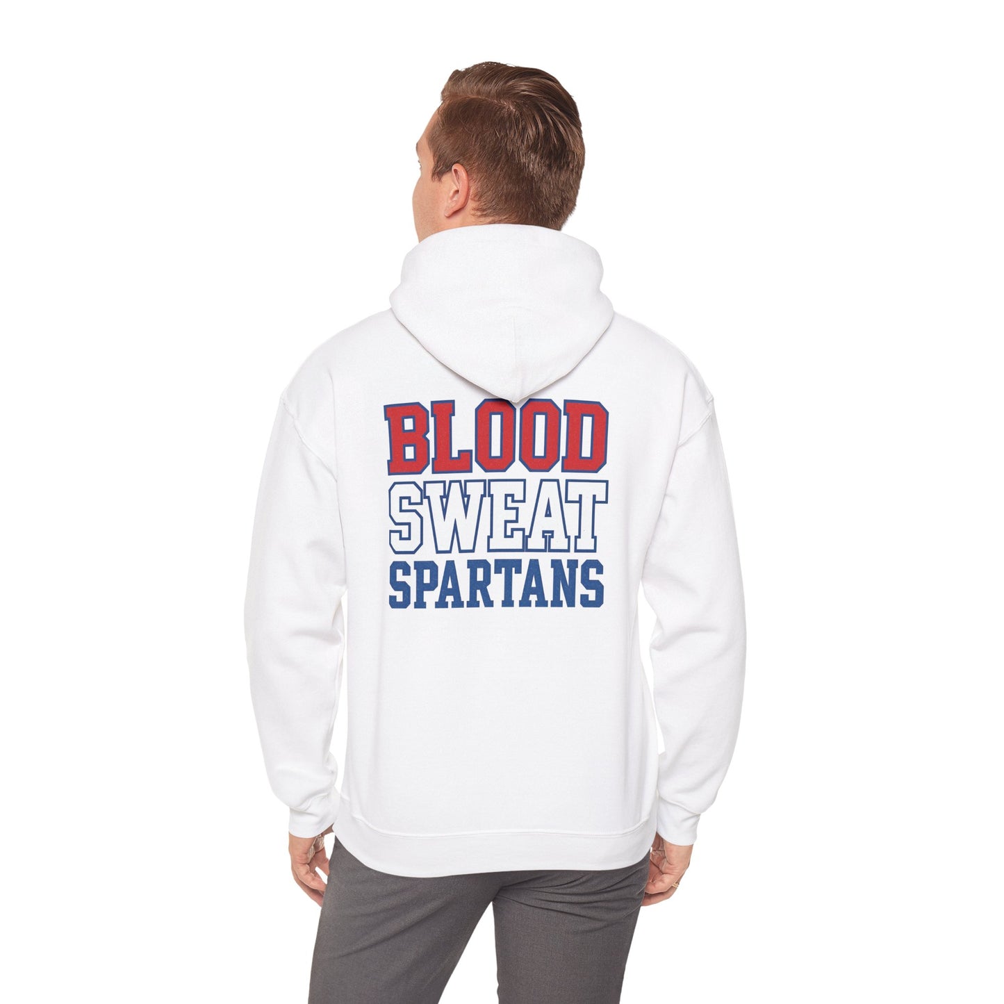 Blood Sweat Spartan Wrestling Gildan Hoodie