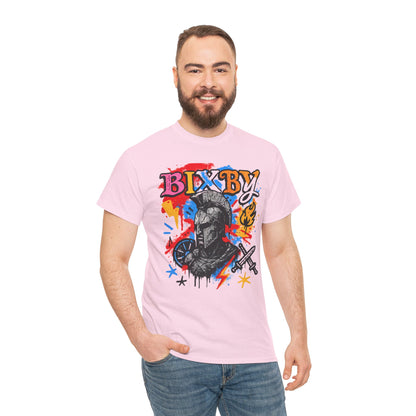 Bixby Spartan Graffiti Chaos Gildan Tee