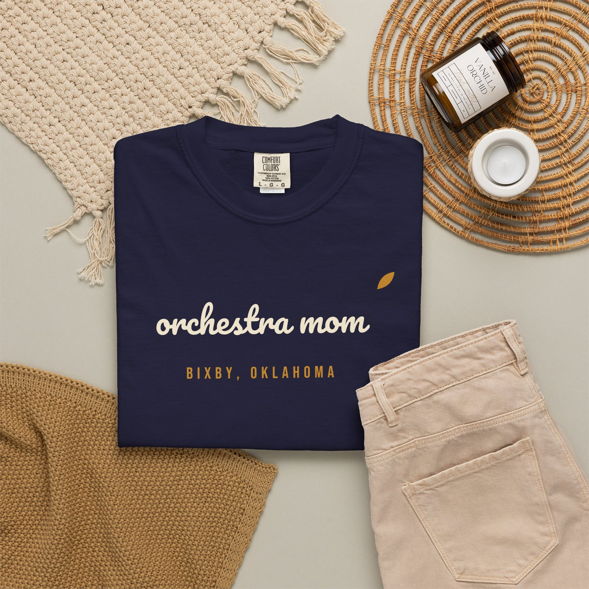 Orchestra Mom Script Tee | Bixby
