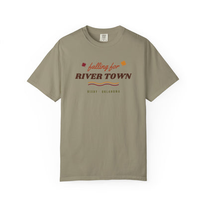 Falling for River Town Comfort Colors Tee