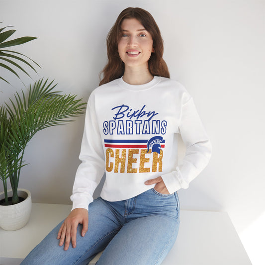 Bixby Spartans Cheer Gildan Sweatshirt