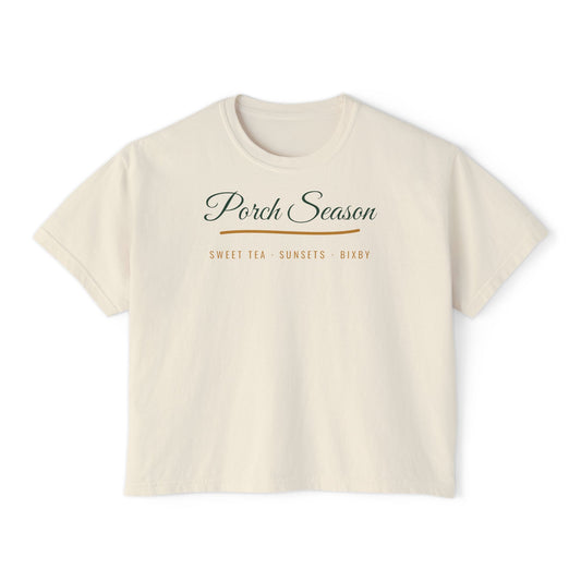 Porch Season Bixby Boxy Tee