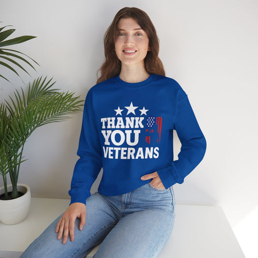 Bixby Spartans Thank You Veterans Sweatshirt