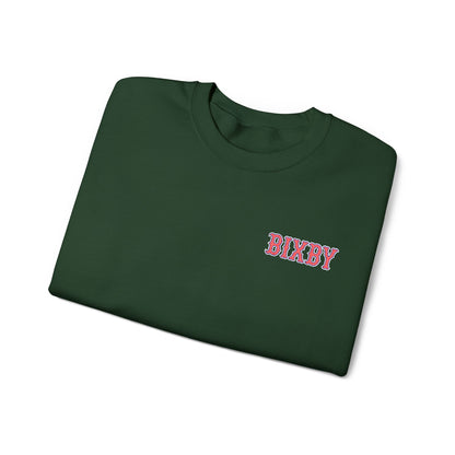 Embroidered Vintage Bixby Font Gildan Sweatshirt